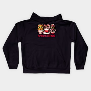 Meowy Catmas Kids Hoodie